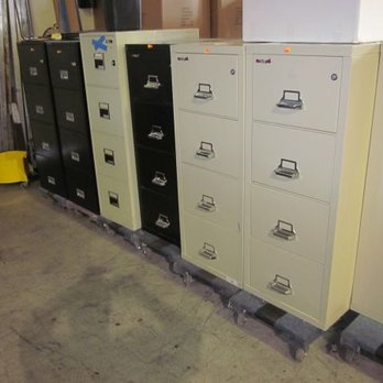 Filing cabinets at BT Express Liquidators, San Jose